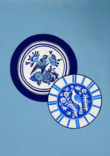 Delft Plate Montage Paintings