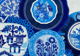 Delft Plate Montage Paintings