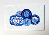 Delft Plate Montage Paintings