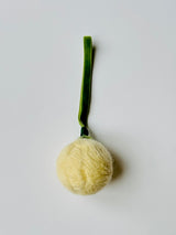 Christmas White Devon Fleece Baubles