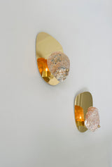 Norfolk Scallop Shell and Brass Wall Sconce