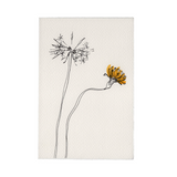 Large Flowers Hand Inked and Letterpress Cards