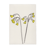 Large Flowers Hand Inked and Letterpress Cards