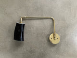 Horn & Brass Swing Arm Wall Light