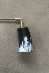 Horn & Brass Table Lamp