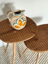 Oak Ridge and Furrow Side Tables