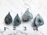 Verdigris Bronze Fig Halves
