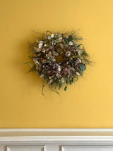 Small Harvest Dried Flower Wreath
