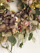 Small Harvest Dried Flower Wreath