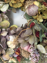 Small Harvest Dried Flower Wreath