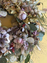 Small Harvest Dried Flower Wreath