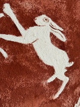 Boxing Hares Sgraffito Panel