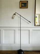 Horn & Brass Floor Lamp