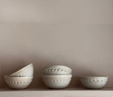 Ceramic Bowls with Decorative Edge