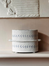 English Delftware Sprigged Jardinieres