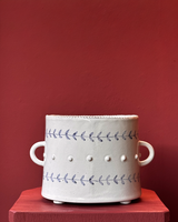 English Delftware Sprigged Jardinieres