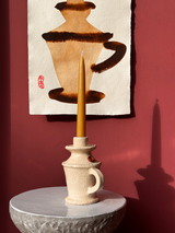 Earthenware Keshiki Candle Holders