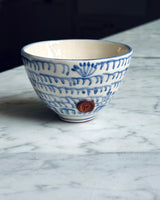 Hand-Painted Blue & White Tea Bowls