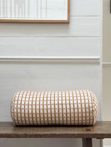 ‘Bonnie’ Handwoven Yellow and Pink Wool Cushions
