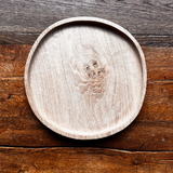 Natural 'Stone' Oak Tray