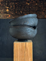Ebonised 'Stone' Oak Bowls