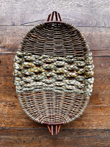 Table Plaited Rush and Willow Baskets