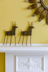 Hand Woven Willow Reindeer