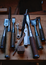 Kersey Oak & Walnut Side Tables