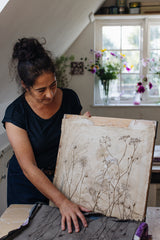 Late Summer Botanical Bas-Relief