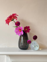 Hand-Blown Teardrop Glass Vase Collection