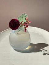 Hand-Blown Glass Bud Vase