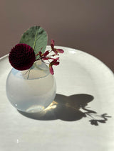 Hand-Blown Glass Bud Vase