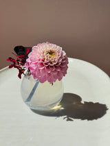 Hand-Blown Glass Bud Vase