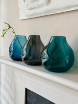 Hand-Blown Droplet Glass Vase Collection
