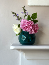 Hand-Blown Droplet Glass Vase Collection