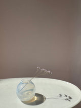 Hand-Blown Glass Bud Vase