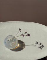 Hand-Blown Glass Bud Vase