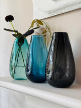 Hand-Blown Teardrop Glass Vase Collection
