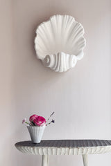 Scallop Shell Plaster Wall Lights