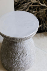 Stoneware Side Table