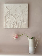 Spring Botanical Bas-Relief