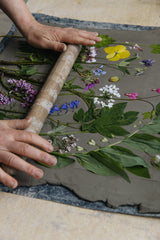 Spring Botanical Bas-Relief