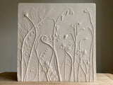 Spring Botanical Bas-Relief