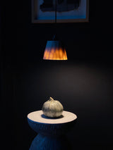 Faceted Porcelain Pendant Lamp