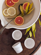 Porcelain Leaf Beaker