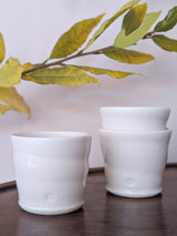 Porcelain Leaf Beaker
