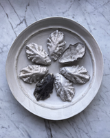 Crackle Raku Fired Porcelain Shells