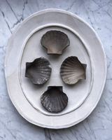 Smoked Fired Porcelain Shells