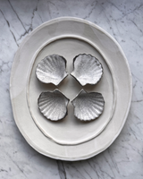 Crackle Raku Fired Porcelain Shells