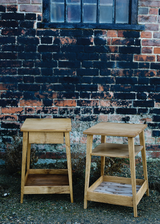 Kersey Oak & Walnut Side Tables